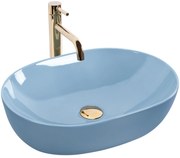 Opzetwastafel Rea LISA L.BLUE SHINY