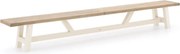 + 10% kassakorting | Picknickbank Bellagio  | Aluminium | 6 personen | Tuinbank Beige | 330cm | Kees Smit Tuinmeubelen