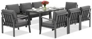 Zakintos Premium 8 antraciet Garden Point aluminium tuinmeubelen