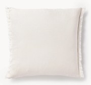 Linnen kussenhoes Luana met franjes