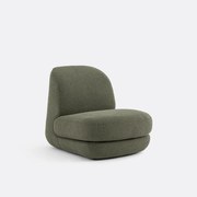 Stoel van boucléstof Lega