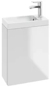 Nemo Spring Aurora Alba handwasbak 200 x 400 x 122 mm minerale composiet hoogglans wit 930524 Basin