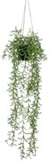 Emerald Kunstplant hangend in pot senecio 70 cm