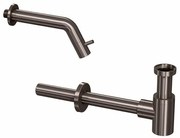 INK 3B Fonteinkraanset - wandFonteinkraan - designSifon - Metal black 9902454