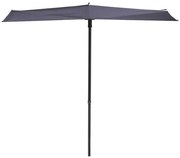 Madison Balkonparasol Sun Wave 270x150 cm saffierblauw