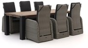 Intenso Umbria/ROUGH-X 240cm dining tuinset 7-delig verstelbaar