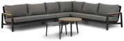 Hoek loungeset 6 personen Aluminium/Rope Grijs  Coco Ralph/Montana