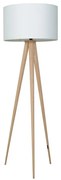 Zuiver Tripod Wood Design Vloerlamp Driepoot Hout-wit