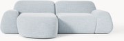 Modulaire bouclé hoekbank Wolke (3-zits)