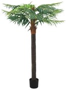 vidaXL Kunstboom met pot phoenixpalm 215 cm groen