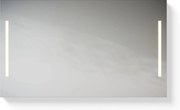 Looox M-Line spiegel 120x70 cm.verlichting l+r en verwarming
