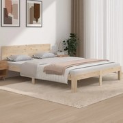 vidaXL Bedframe massief hout 150x200 cm 5FT King Size