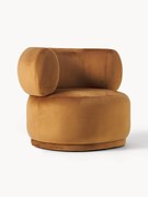 Fluwelen fauteuil Cori