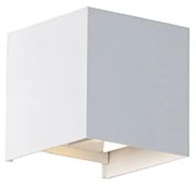 Buiten wandlamp wit incl. LED 2-lichts IP54 - Edwin