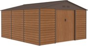 Lahti metalen gereedschapshuis 3,4 x 3,9 m Winkel Boss houtachtig