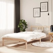 vidaXL Bedframe massief hout 100x200 cm