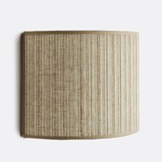 Wandlamp in geplooid linnen H18 cm, Jakoma