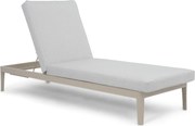 Lifestyle Garden Furniture Mateo Ligbed Met Kussen Loft/soft Grey Aluminium Taupe