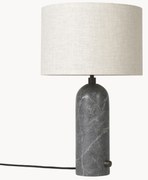 Grote dimbare tafellamp Gravity met marmeren voet, in verschillende formaten