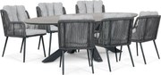 Tuinset 6 personen 240 cm Rope Grijs Lifestyle Garden Furniture Tivoli/Lunea