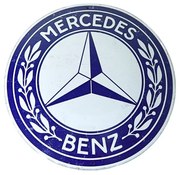 Metalen bord Mercedes Benz