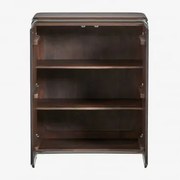 Acaciahouten Dressoir Met Roestvrijstalen Frame Altrex ↔︎ 80 Cm - Sklum