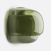 Wandlamp in gekleurd glas, Kinoko