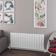 Eastbrook Withington radiator 140x60cm aluminium 1459W wit mat