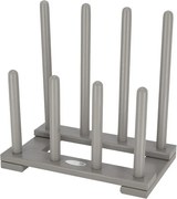 Esschert Design houten laarzenrek - Grijs