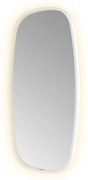 Hotbath &More Contour spiegel deens ovaal 50x100cm wit mat