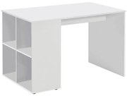 FMD Bureau met zijschappen 117x72,9x73,5 cm wit