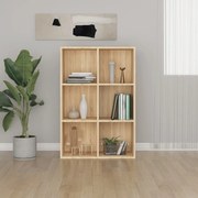 vidaXL Boekenkast/dressoir 66x30x97,8cm bewerkt hout sonoma eikenkleur