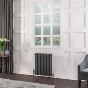 Eastbrook Rivassa 3 koloms radiator 50x60cm staal 898W antraciet