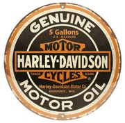 Metalen bord Harley-Davidson