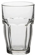 Glas met facetten, hittebestendig, 37 cl