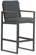 Barstoel Aluminium Grijs-antraciet Lifestyle Garden Furniture Faro