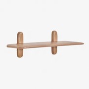 Wandplank In Hout Veleta Mangohout & ↔︎ 80 Cm & 1 Plank - Sklum