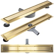 Lineaire afvoer Rea Neox Pro Brush Gold 60