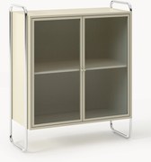 Metalen vitrinekast Robyn met glazen voorzijde