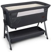 Baninni Co-sleeper Elia 92x55x82 cm donkergrijs