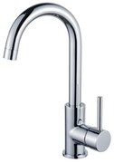 Fortifura Calvi wastafelkraan - hoog - draaibare uitloop - chroom SW809346