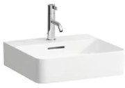 Laufen VAL fontein 42x45x11.5cm met kraangat met overloop SaphirKeramik wit h8152810001041