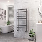 Eastbrook Tuscan Square handdoekradiator 60x120cm 527W antraciet