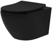 Hangtoilet Rea Carlo Mini Tornado NF BLACK MATT