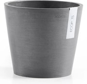 Ecopots bloempot Amsterdam 20 - Rond - Grey - Diameter 20 x H17,1 cm