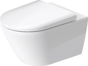 Duravit D-Neo hangtoilet met wondergliss en durafix 37x54x40cm Wit