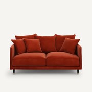 3-zits compacte fluwelen zetel, Lazare