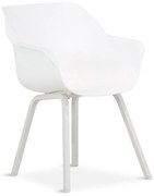 Tuinstoel Kunststof Wit Hartman Sophie Element white - met gratis zitkussen