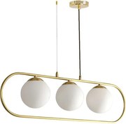 PLAFONDLAMP GLAMOUR GOUD APP915-3CP