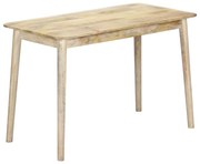 vidaXL Eettafel 115x60x76 cm massief mangohout